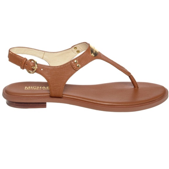 Michael Michael Kors MK Plate Thong Women's Sandals size 9M shoes - Picture 1 of 12